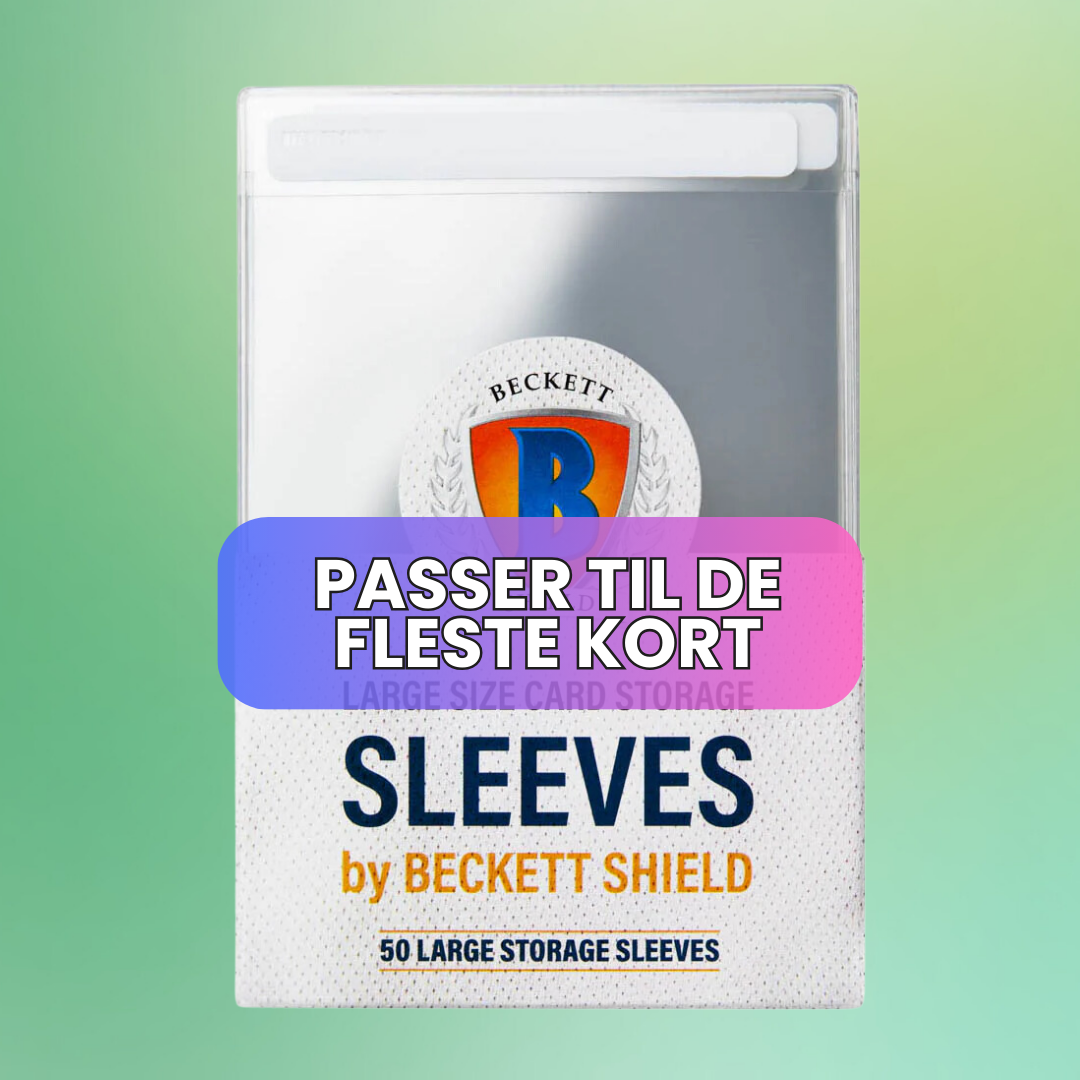 Beckett Shield: Large Size Card Storage Sleeves