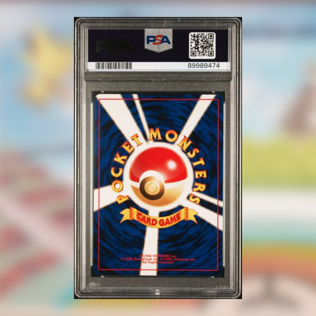 2000 Pokémon Japanese Promo Trainer/Lucky Stadium Chubu PSA 9