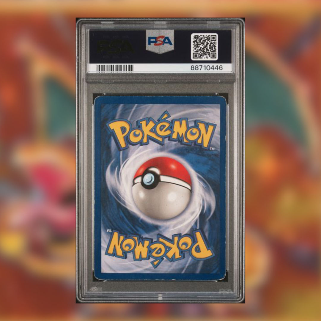 1999 Pokémon Game Charizard 4 First Edition PSA 3